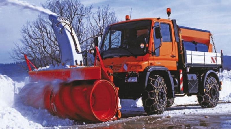 Fraise à neige avant train